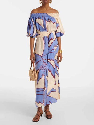 NESSA | ELEGANT DRESS WITH PRINT