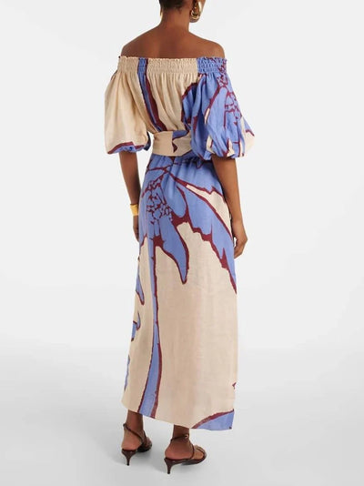 NESSA | ELEGANT DRESS WITH PRINT
