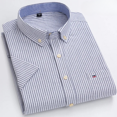 Peterson - Classic Cotton Shirt With Pattern