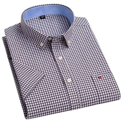 Peterson - Classic Cotton Shirt With Pattern