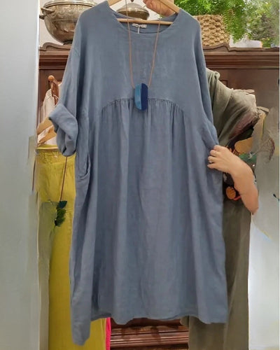 LETTIE | COMFORTABLE WIDE DRESS WITH BELLY COVERAGE