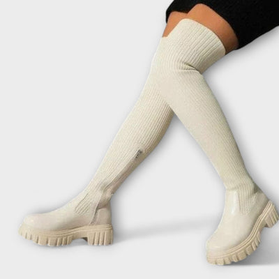 Lureva – Overknee Boots with Chunky Sole