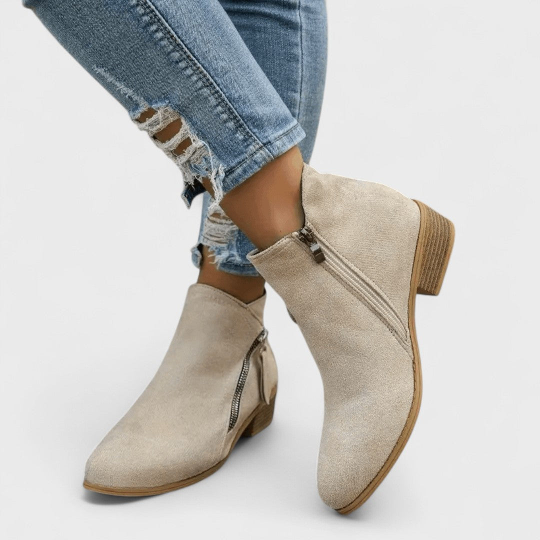 Fiora - Vintage Classic Style Boots