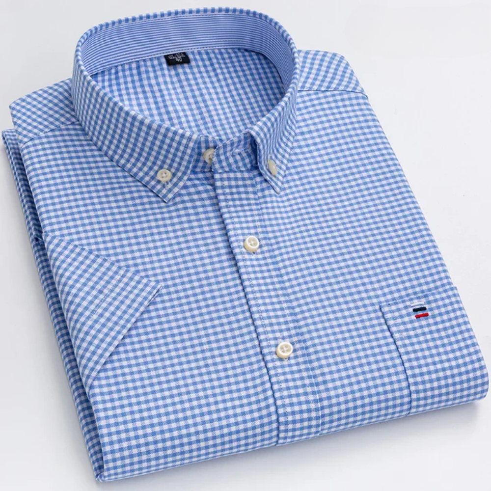 Peterson - Classic Cotton Shirt With Pattern