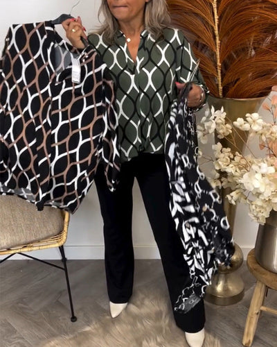 FELICIANA | CASUAL BLOUSE WITH PATTERN