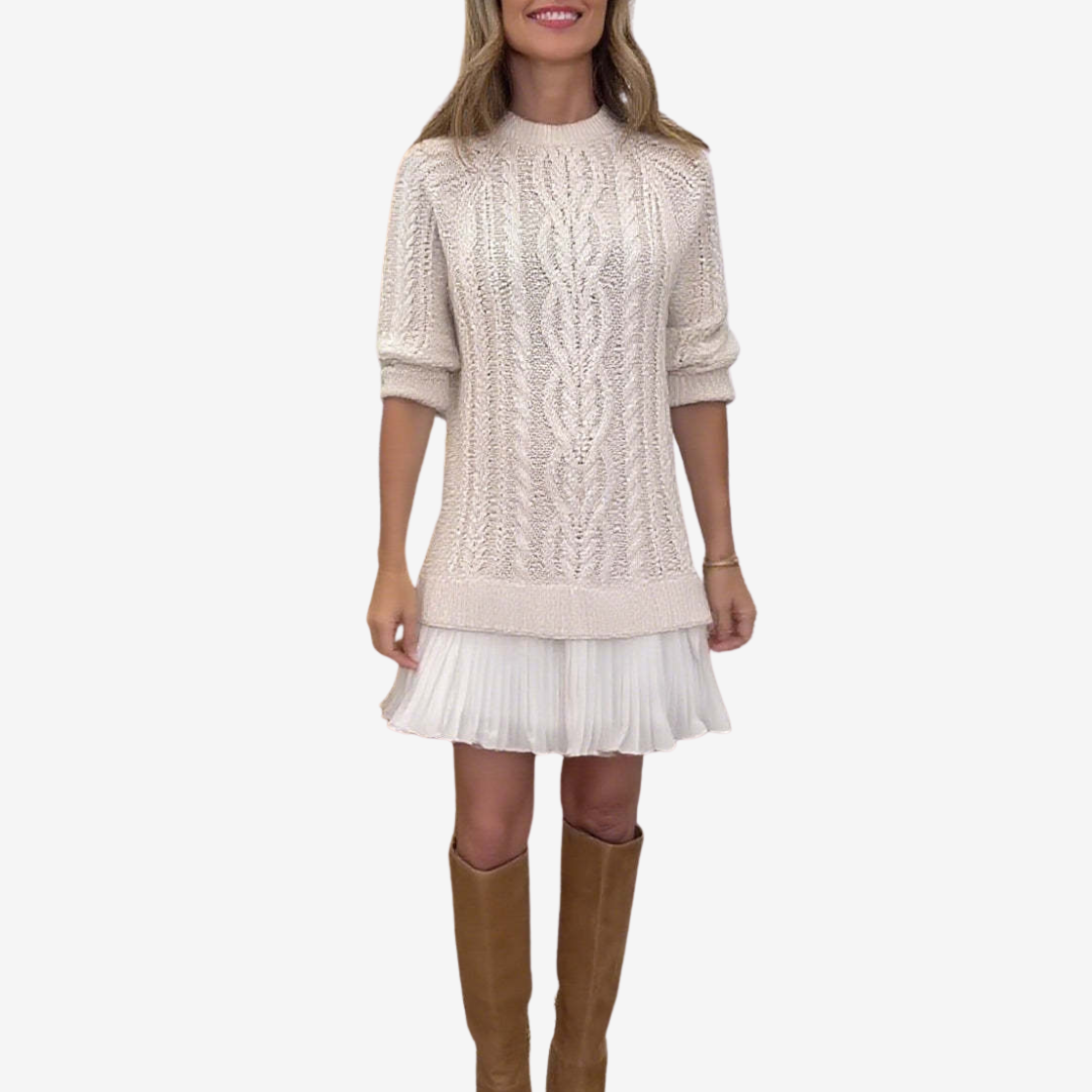 Gaëlle™ Knitted Jumper Dress