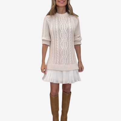 Gaëlle™ Knitted Jumper Dress