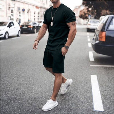 Stylish Men's Shorts and T-Shirt Set | Comfortable Casual Wear