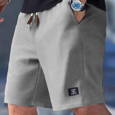 Garreth | Waffle Knit Summer Shorts