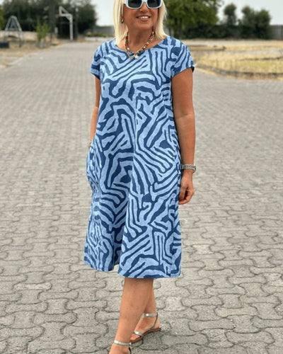AILANI | ELEGANT DRESS WITH PRINT