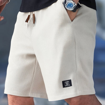 Garreth | Waffle Knit Summer Shorts