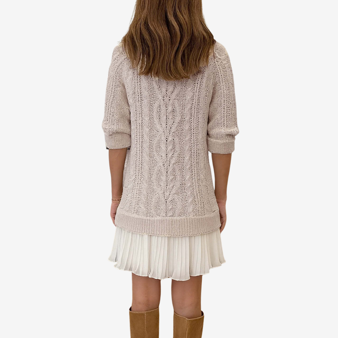 Gaëlle™ Knitted Jumper Dress