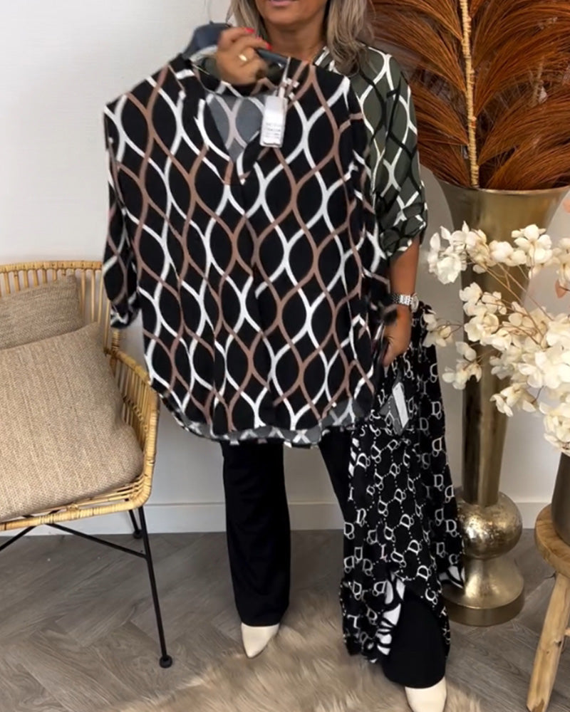 FELICIANA | CASUAL BLOUSE WITH PATTERN