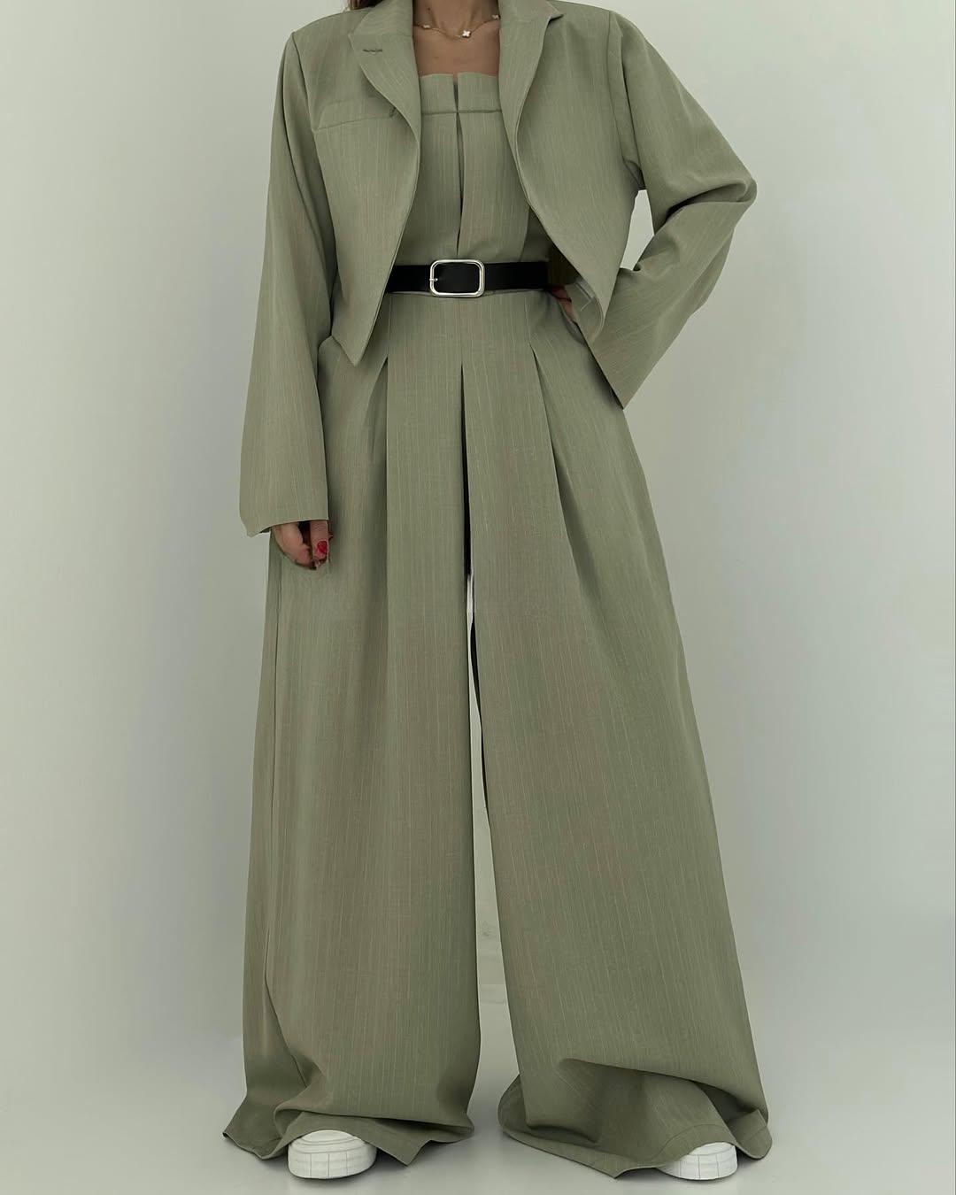 Eclat™ - Women's Bustier Set + Jacket – Elegant & Trendy Style