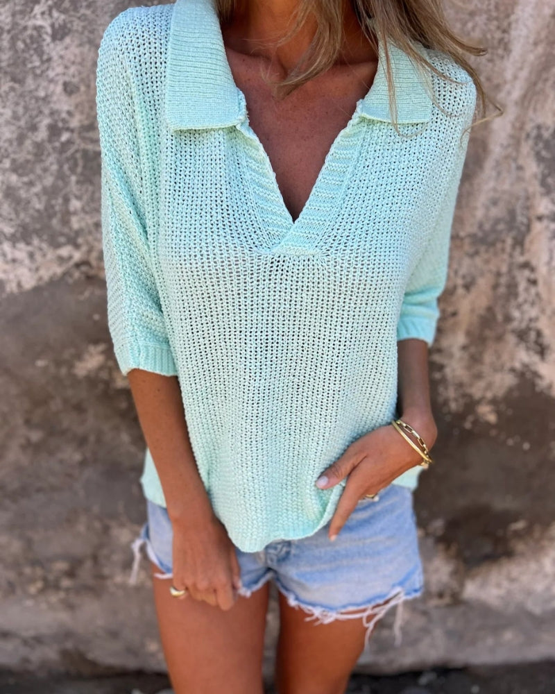 LYNN | BOHO KNIT TOP