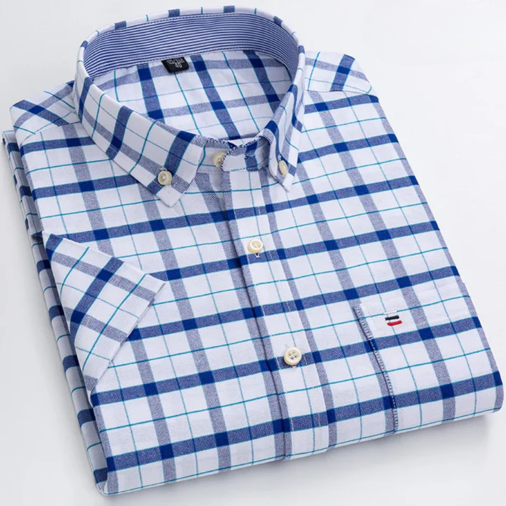 Peterson - Classic Cotton Shirt With Pattern