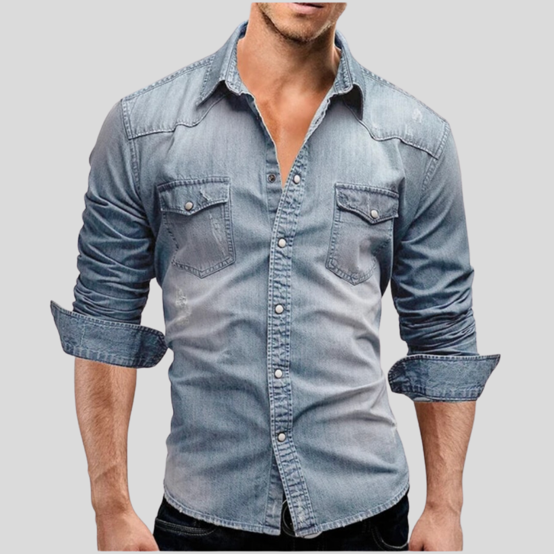 LEX | MODERN DENIM BLOUSE