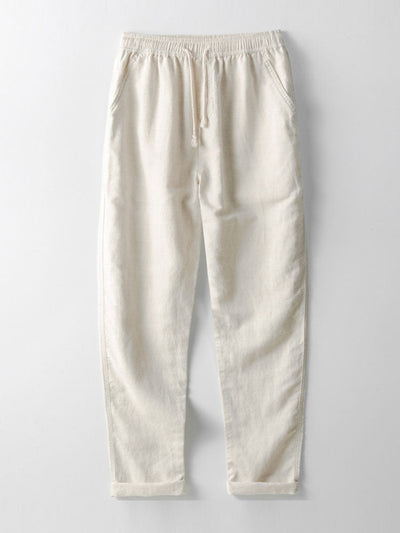 Eden | Men's Linen Polo Shirt and Pants Set