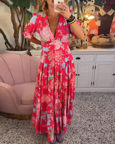 COLLEEN | ELEGANT VIBRANT DRESS