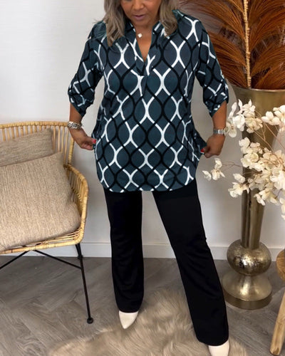 FELICIANA | CASUAL BLOUSE WITH PATTERN