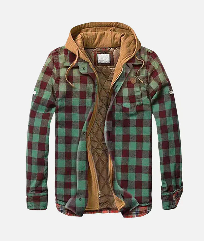 GLENN | PATCHWORK CHECKED JACKET