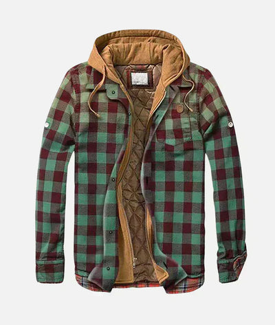 GLENN | PATCHWORK CHECKED JACKET