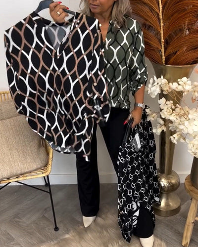 FELICIANA | CASUAL BLOUSE WITH PATTERN