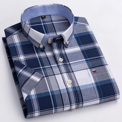 Peterson - Classic Cotton Shirt With Pattern