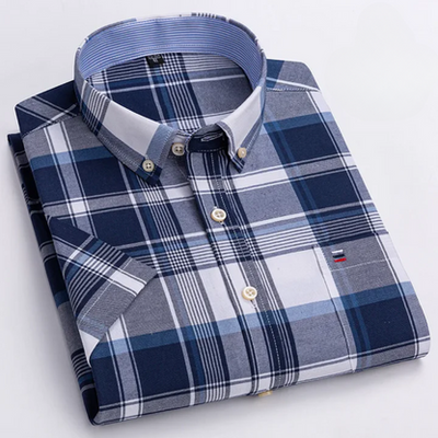 Peterson - Classic Cotton Shirt With Pattern