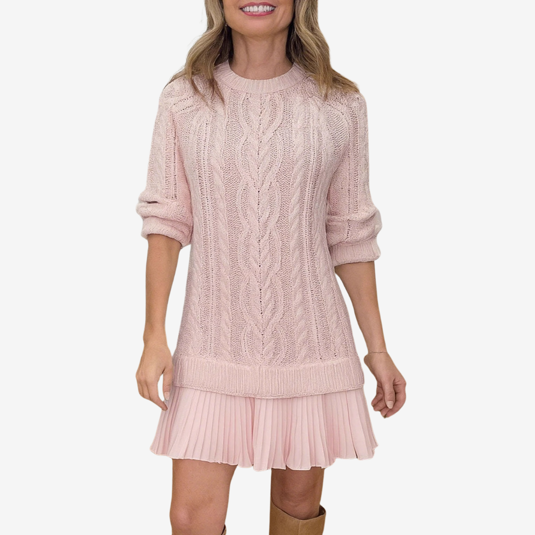 Gaëlle™ Knitted Jumper Dress