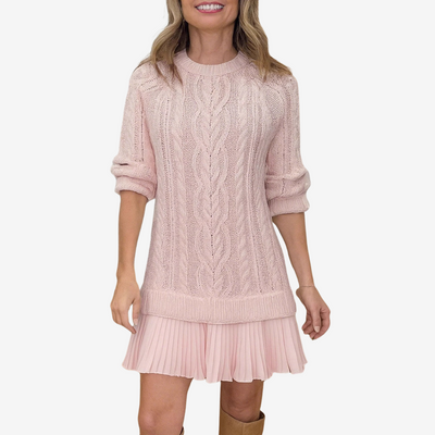 Gaëlle™ Knitted Jumper Dress
