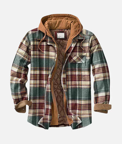 GLENN | PATCHWORK CHECKED JACKET