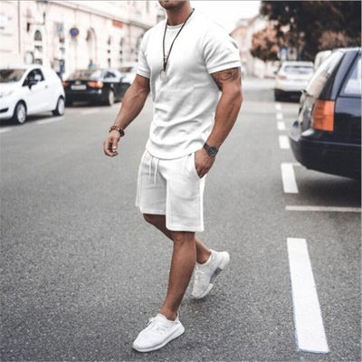 Stylish Men's Shorts and T-Shirt Set | Comfortable Casual Wear
