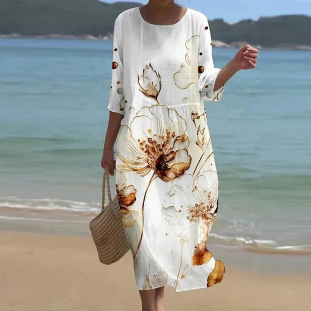 VILMA | ELEGANT DRESS WITH TUMMY COVERAGE