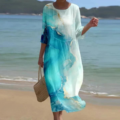 VILMA | ELEGANT DRESS WITH TUMMY COVERAGE