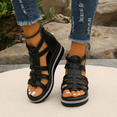 Axelle | Elegant Wedge Sandals