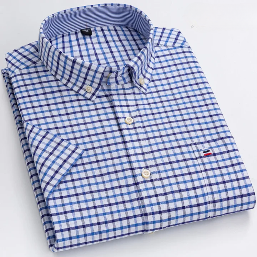 Peterson - Classic Cotton Shirt With Pattern