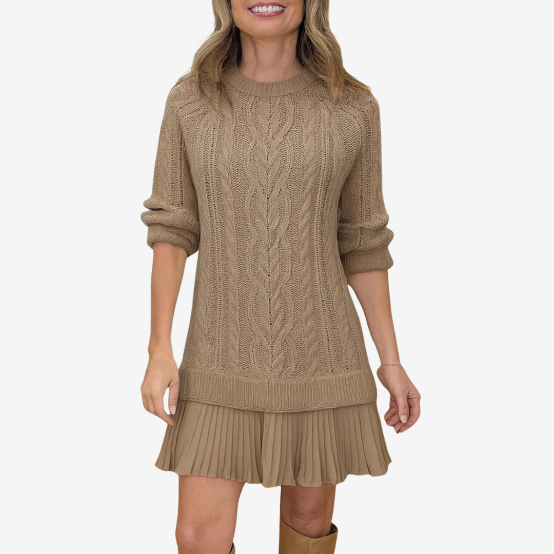 Gaëlle™ Knitted Jumper Dress