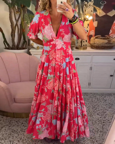 COLLEEN | ELEGANT VIBRANT DRESS