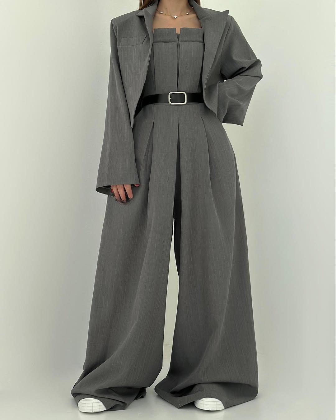 Eclat™ - Women's Bustier Set + Jacket – Elegant & Trendy Style