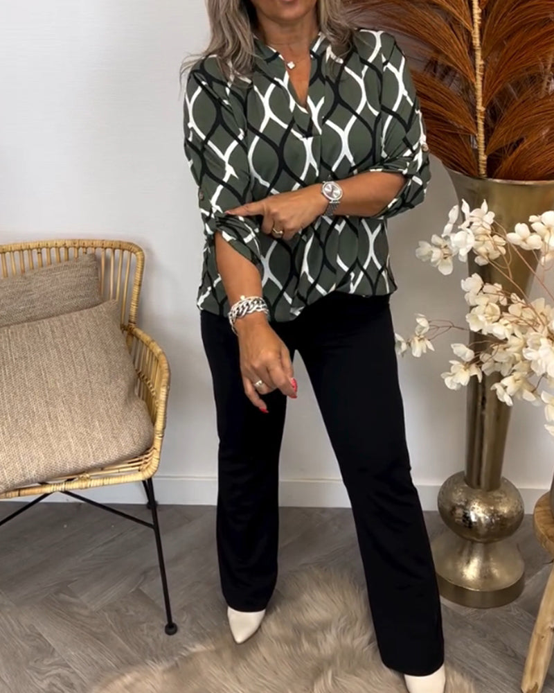 FELICIANA | CASUAL BLOUSE WITH PATTERN