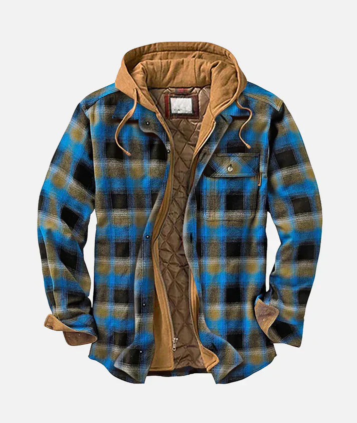 GLENN | PATCHWORK CHECKED JACKET