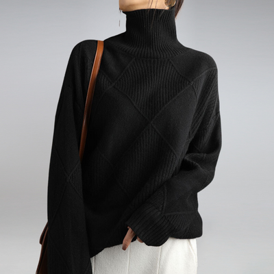 Adelle | Comfortable Roll Neck Jumper