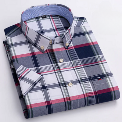 Peterson - Classic Cotton Shirt With Pattern