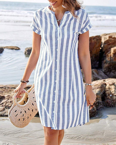 BRITTA | ELEGANT STRIPED DRESS