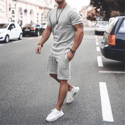 Stylish Men's Shorts and T-Shirt Set | Comfortable Casual Wear