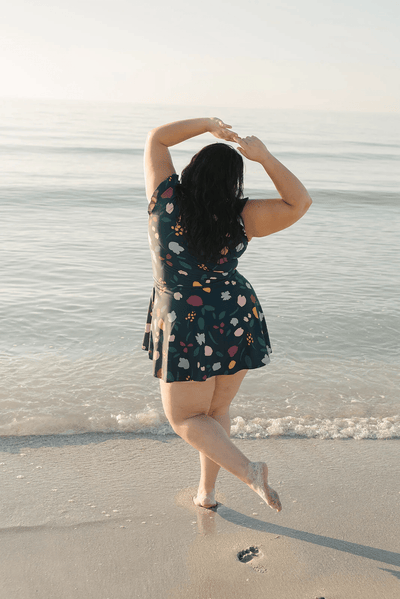 MARGARET | BATHING SUIT WITH RUFFLES AND BREAST SUPPORT