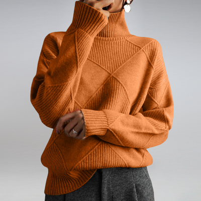 Adelle | Comfortable Roll Neck Jumper