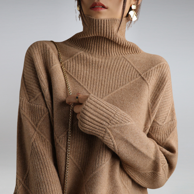 Adelle | Comfortable Roll Neck Jumper