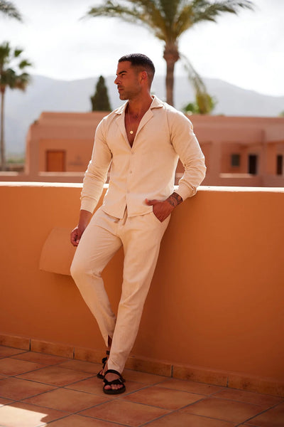 Men's Linen Lounge Set | Lightweight & Breathable